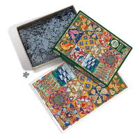 Twelve Days of Christmas Quilt 1000 Piece Jigsaw Puzzle Cobble Hill CLOUDANIMESTUDIO