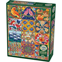 Twelve Days of Christmas Quilt 1000 Piece Jigsaw Puzzle Cobble Hill CLOUDANIMESTUDIO