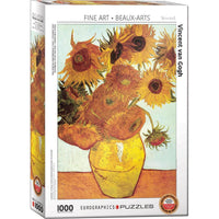 Twelve Sunflowers 1000 Piece Jigsaw Puzzle Eurographics