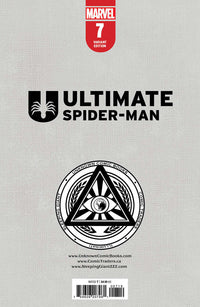 Ultimate Spider-Man #7 Unknown Comics Tyler Kirkham Virgin Exclusive Var (07/31/2024) CLOUDANIMESTUDIO