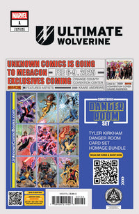 Ultimate Wolverine #1 Tyler Kirkham MEGACON 2025 Exclusive Virgin PREMIUM BATTLE DAMAGED Var (01/15/2025) CLOUDANIMESTUDIO