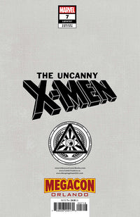 [Foil] Uncanny X-Men #7 David Nakayama MEGACON 2025 Exclusive Virgin Var (12/11/2024) CLOUDANIMESTUDIO