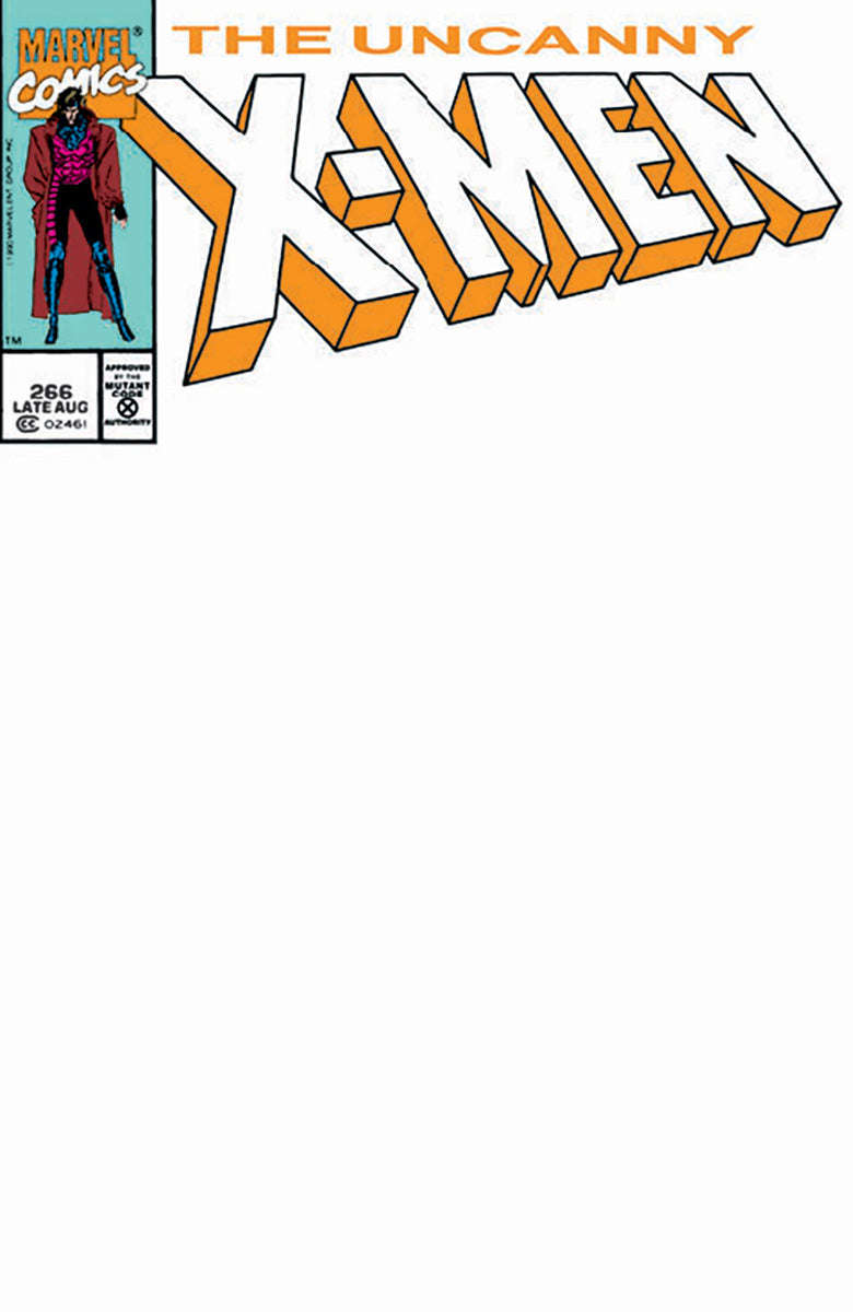 Uncanny X-Men #266 Facsimile Unknown Comics Exclusive Blank Var (08/07/2024) CLOUDANIMESTUDIO