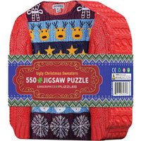 Ugly Christmas Sweaters 550 Piece Jigsaw Puzzle in Tin Eurographics CLOUDANIMESTUDIO