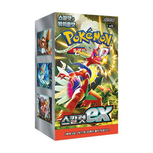 (Korean) Pokémon TCG: Scarlet ex Booster Box CLOUDANIMESTUDIO