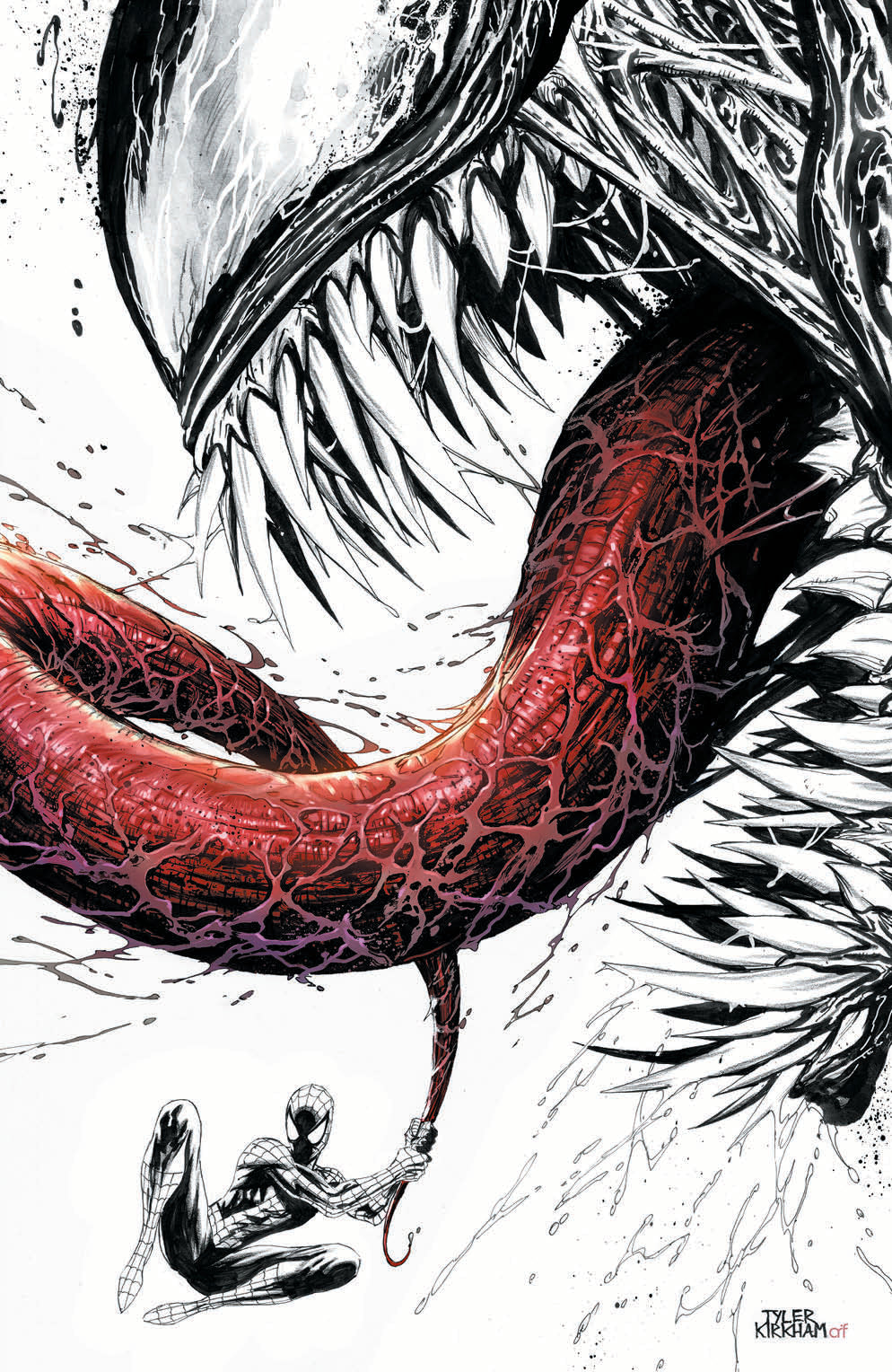 VENOM #1 UNKNOWN COMIC BOOKS EXCLUSIVE TYLER  KIRKHAM VIRGIN COLOR SPLASH 5/9/2018