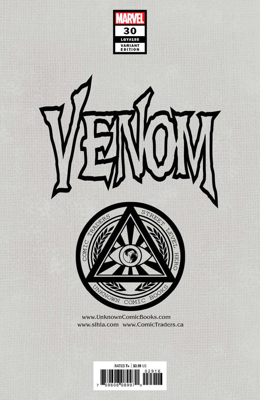 Venom #30 Unknown Comics Tyler Kirkham Exclusive Var (11/18/2020) CLOUDANIMESTUDIO