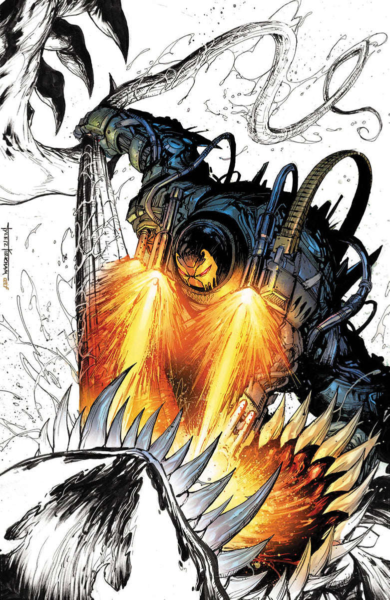VENOM #27 UNKNOWN COMICS TYLER KIRKHAM SECRET COLOR SPLASH CLOUDANIMESTUDIO