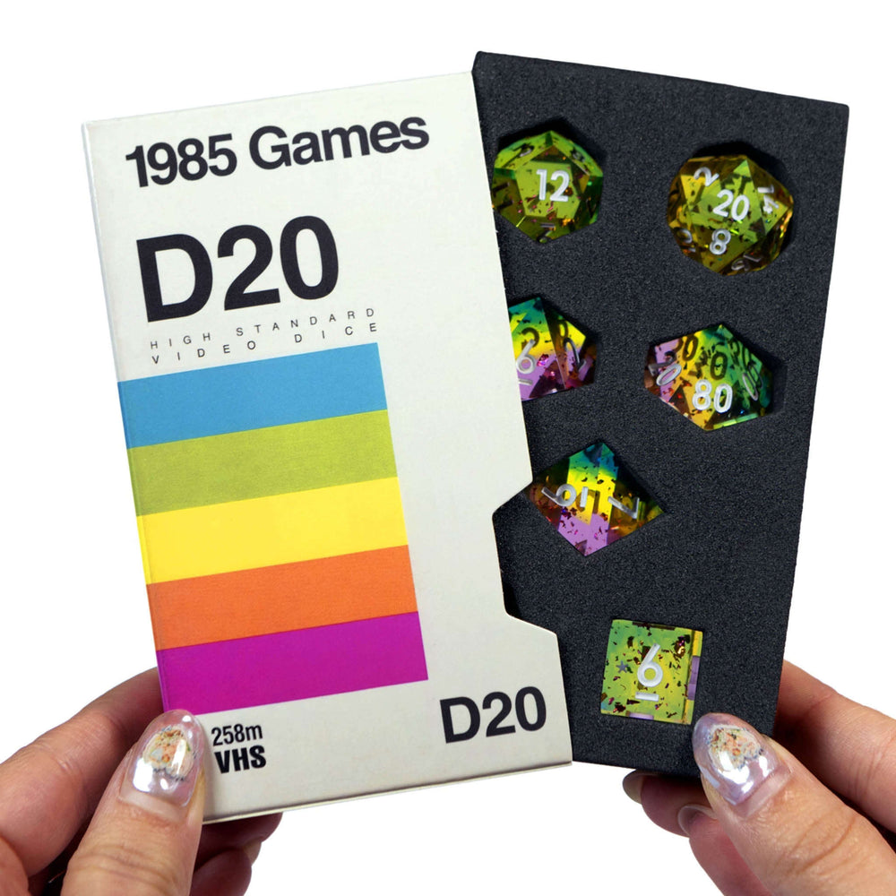 VHS Sharp Edge Dice - Rainbow Bright CLOUDANIMESTUDIO