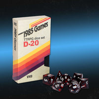 VHS Sharp Edge Dice - Ruby Red CLOUDANIMESTUDIO