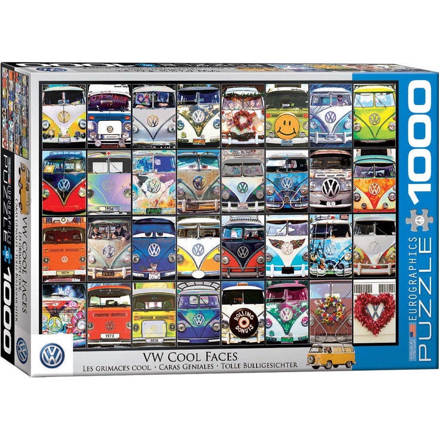 VW Cool Faces 1000 Piece Jigsaw Puzzle Eurographics CLOUDANIMESTUDIO
