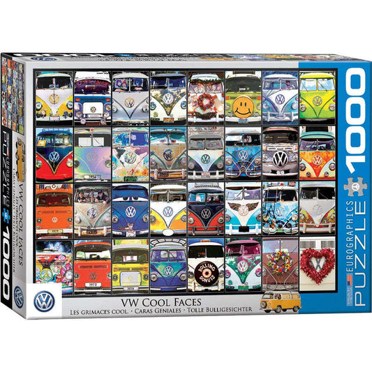 VW Cool Faces 1000 Piece Jigsaw Puzzle Eurographics CLOUDANIMESTUDIO
