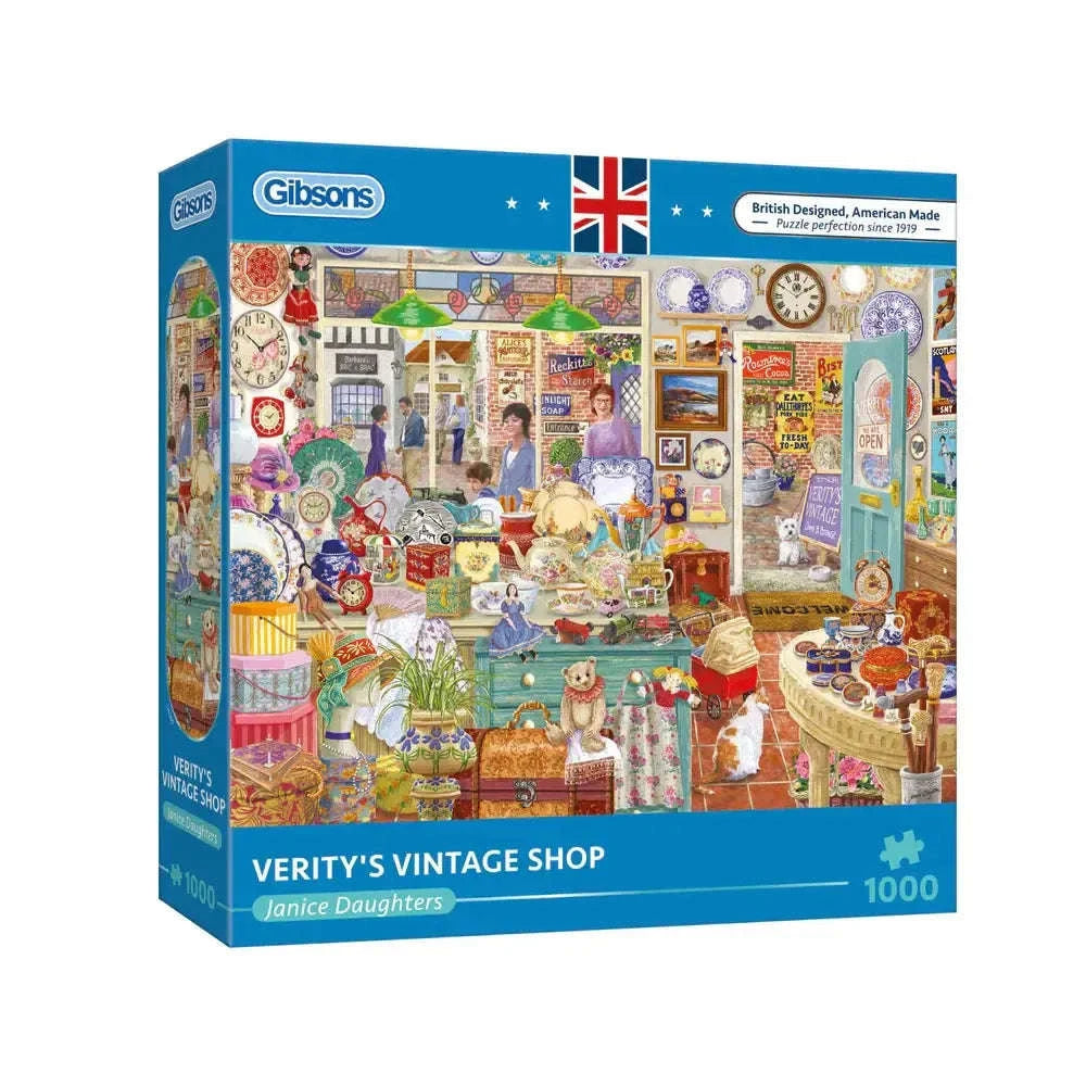 Verity's Vintage Shop 1000 Piece Jigsaw Puzzle Gibsons CLOUDANIMESTUDIO