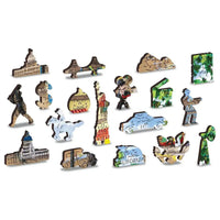 Victorian Street 400 Piece Wood Jigsaw Puzzle Wooden City