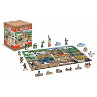 Victorian Street 400 Piece Wood Jigsaw Puzzle Wooden City