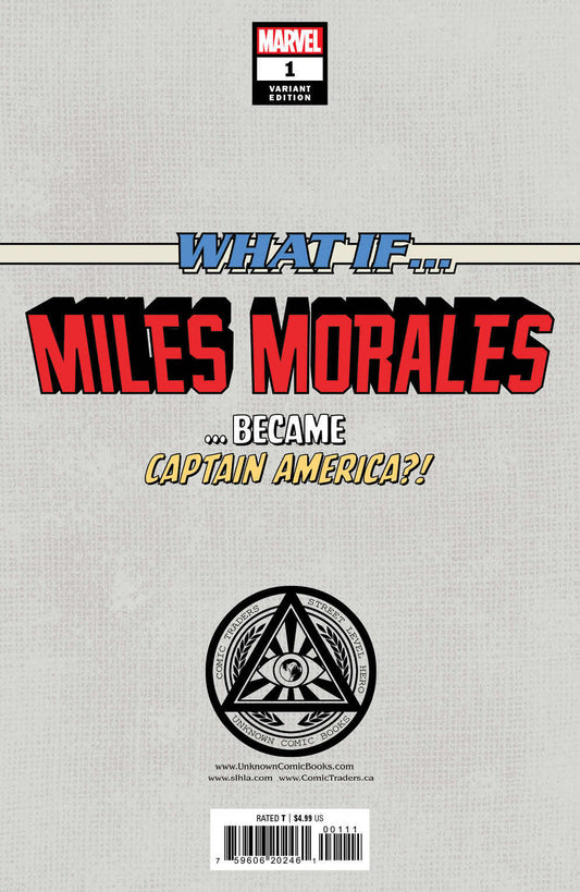 What If...? Miles Morales 1 Unknown Comics Alan Quah Exclusive Var (03/02/2022) CLOUDANIMESTUDIO