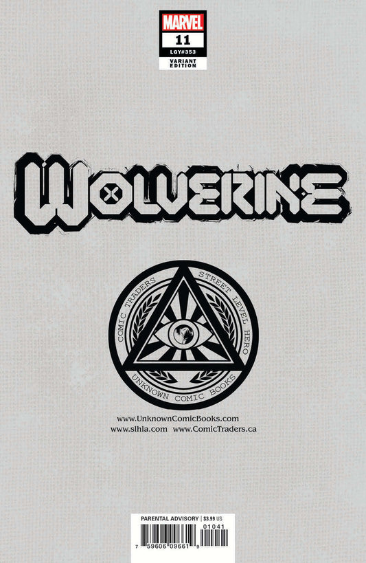 Wolverine #11 Unknown Comics Dave Rapoza Exclusive Var (04/14/2021) CLOUDANIMESTUDIO