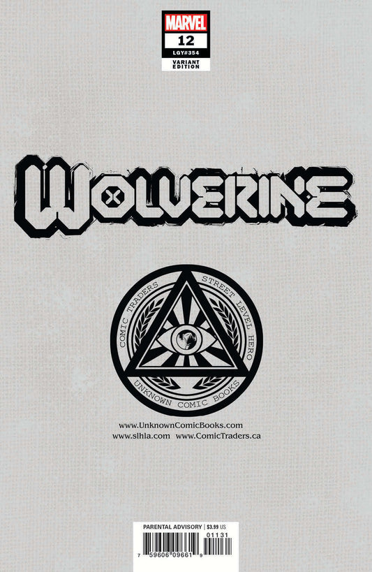 Wolverine #12 Unknown Comics Mico Suayan Exclusive Var (05/19/2021) CLOUDANIMESTUDIO