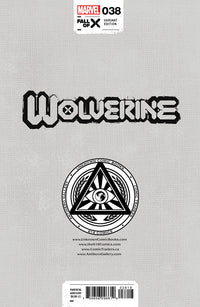 [Signed Nakayama W/ COA] WOLVERINE #38 [FALL] UNKNOWN COMICS DAVID NAKAYAMA HELLFIRE EXCLUSIVE VIRGIN VAR (04/24/2024)