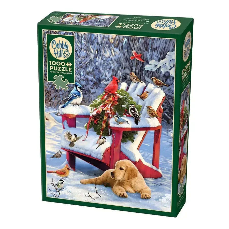 Warm Winter's Day 1000 Piece Jigsaw Puzzle Cobble Hill CLOUDANIMESTUDIO