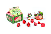 Kawaii Cat Dice – Watermelon Milk Carton