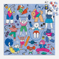 Well-Trained Dogs 500 Piece Jigsaw Puzzle Mudpuppy