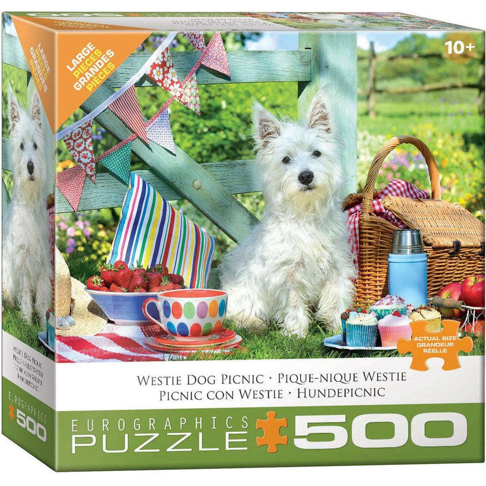 Westie Dog Picnic 500 Piece Jigsaw Puzzle Eurographics CLOUDANIMESTUDIO
