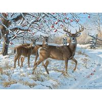Winter Deer 500 Piece Jigsaw Puzzle Cobble Hill