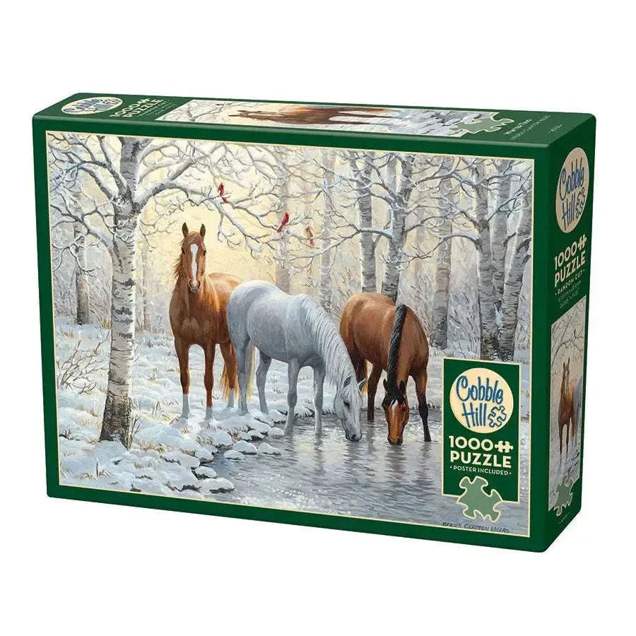 Winter Trio 1000 Piece Jigsaw Puzzle Cobble Hill CLOUDANIMESTUDIO