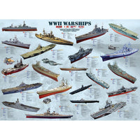 World War 2 Warships 500 Piece Jigsaw Puzzle Eurographics