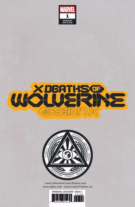X Deaths Of Wolverine 1 Unknown Comics Tyler Kirkham Exclusive Var (01/26/2022) CLOUDANIMESTUDIO