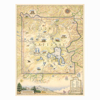 Yellowstone National Park 1000 Piece Jigsaw Puzzle Xplorer Maps