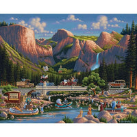 Yosemite National Park 210 Piece Jigsaw Puzzle Dowdle CLOUDANIMESTUDIO