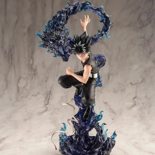 YuYu Hakusho Hiei Dark Figure Anime Collectible Statue with Evil Eye Desktop Decoration 24 CM - CLOUDANIMESTUDIO