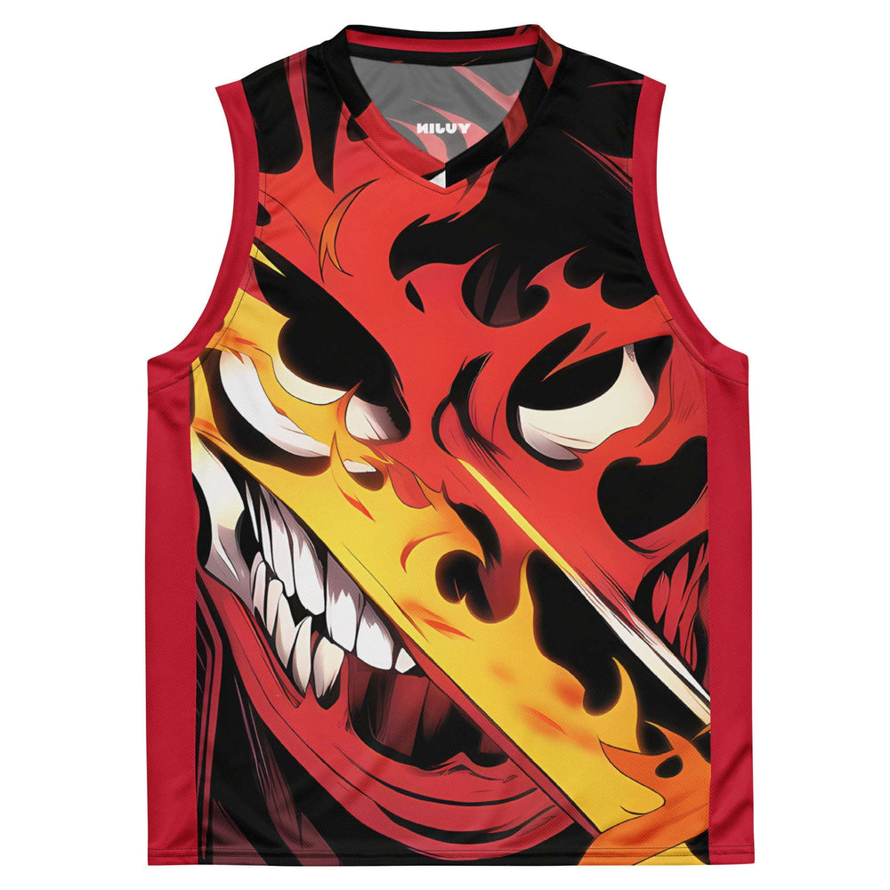Demon Time Recycled Basketball Jersey CLOUDANIMESTUDIO