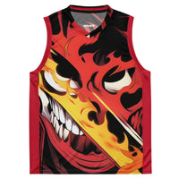 Demon Time Recycled Basketball Jersey CLOUDANIMESTUDIO