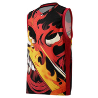Demon Time Recycled Basketball Jersey CLOUDANIMESTUDIO