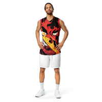 Demon Time Recycled Basketball Jersey CLOUDANIMESTUDIO