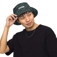 Japanese Clouds Reversible Bucket Hat CLOUDANIMESTUDIO