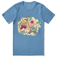 Samurai Cat Fight T-Shirt