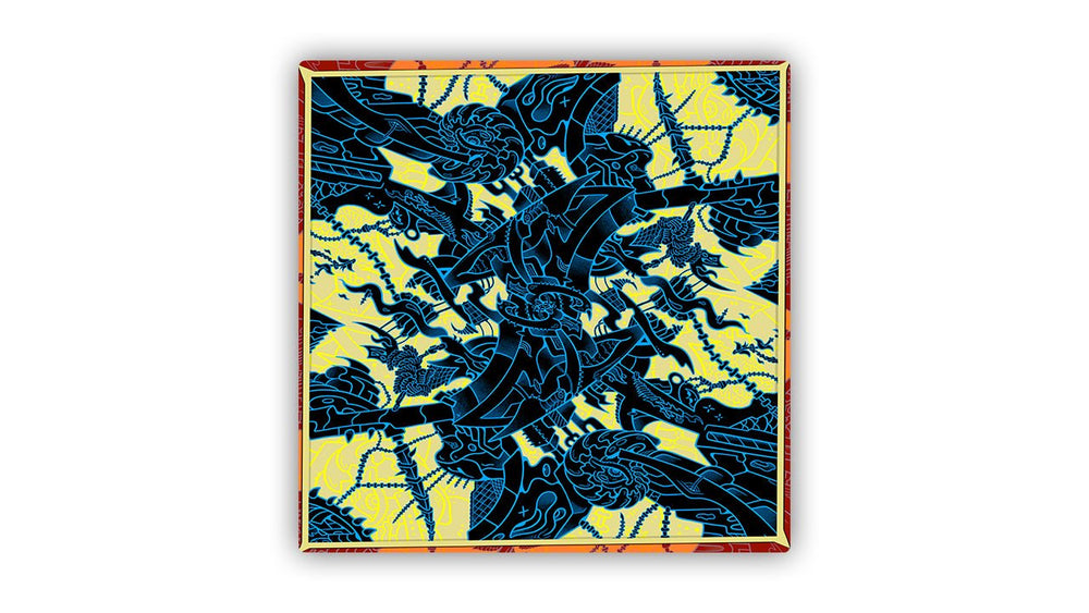 Auto Mat Grainlur Black 2 Player Cloth Playmat