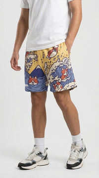 Swimming Corgi Mesh Shorts