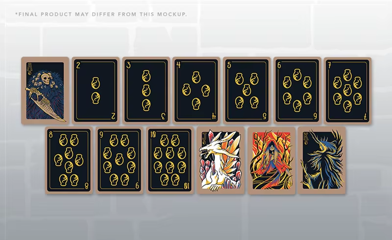 Dark Souls Poker Cards - Deck of 52 Cards Perfect for Playing Poker, Black Jack, Playing Card Games