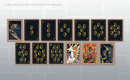 Dark Souls Poker Cards - Deck of 52 Cards Perfect for Playing Poker, Black Jack, Playing Card Games