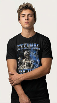 Eternal Victory Cat T-Shirt CLOUDANIMESTUDIO