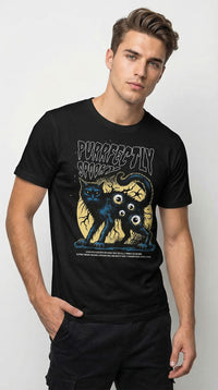 Spooky Vibes Cat T-Shirt
