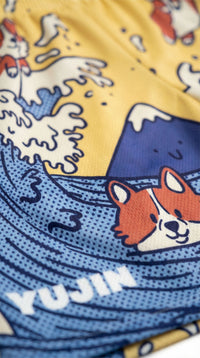 Swimming Corgi Mesh Shorts