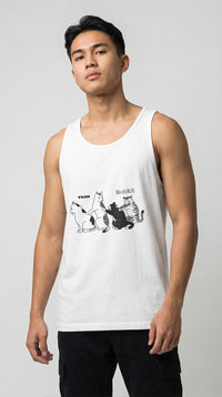 Tattooed Cat Tank Top