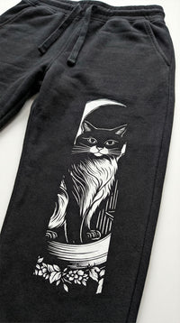 Moon And Cat Sweatpants