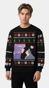 Best Company Cat Christmas Ugly Sweatshirt